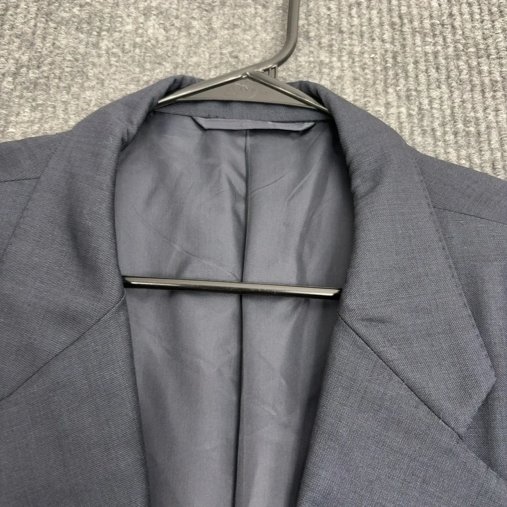 Loro Piana Hickey‎ Freeman Blazer Mens 48R Blue Wool Tasmanian Super 120s Luxury